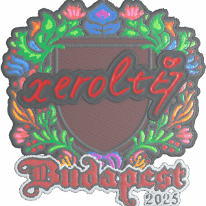 Sticker | xerolte (Embroidered) | Budapest 2025