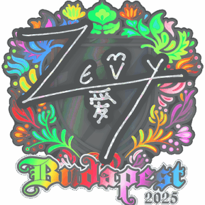 Sticker | zevy (Holo) | Budapest 2025