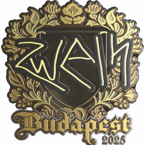 Sticker | zweih (Gold) | Budapest 2025