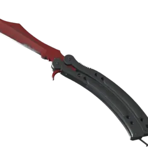 ★ StatTrak™ Butterfly Knife | Crimson Web (Well-Worn)
