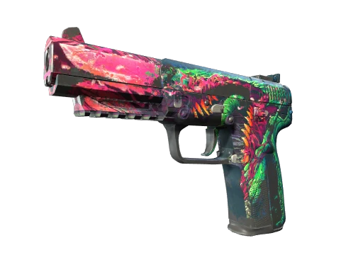 Five-SeveN | Hyper Beast (Battle-Scarred)