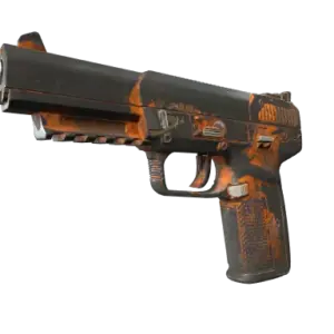 Five-SeveN | Orange Peel (Battle-Scarred)