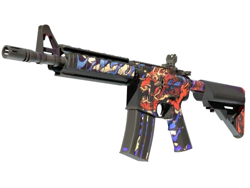 M4A4 | 龍王 (Dragon King) (Battle-Scarred)