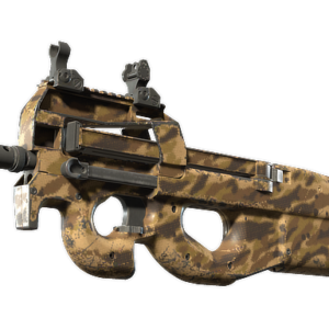 P90 | Desert Halftone (Well-Worn)