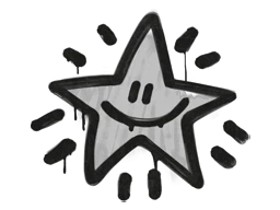 Sealed Graffiti | Shining Star (Shark White)