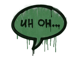 Sealed Graffiti | Uh Oh (Jungle Green)