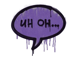 Sealed Graffiti | Uh Oh (Monster Purple)