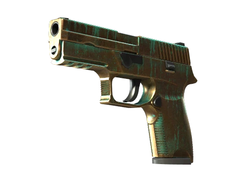 StatTrak™ P250 | Verdigris (Well-Worn)