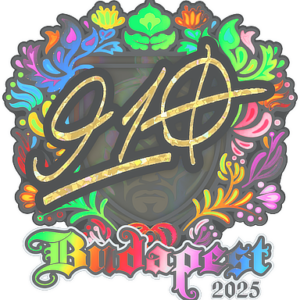 Sticker | 910 (Holo) | Budapest 2025