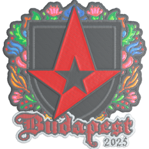Sticker | Astralis (Embroidered) | Budapest 2025