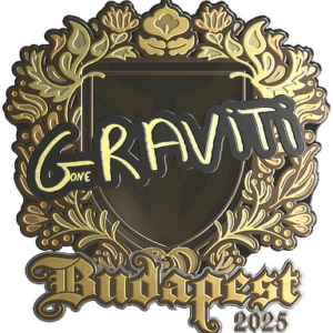 Sticker | Graviti (Gold) | Budapest 2025