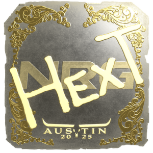 Sticker | HexT (Gold) | Austin 2025