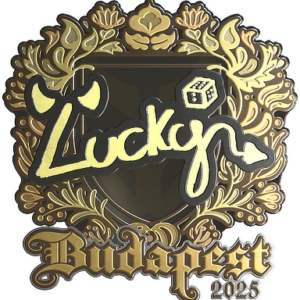 Sticker | Lucky (Gold) | Budapest 2025