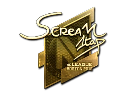 Sticker | ScreaM (Gold) | Boston 2018