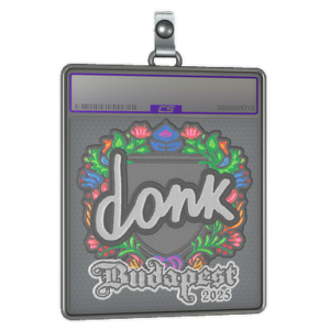 Sticker Slab | donk (Embroidered) | Budapest 2025