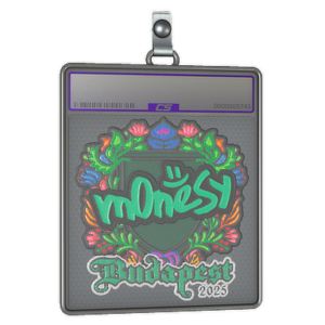 Sticker Slab | m0NESY (Embroidered) | Budapest 2025