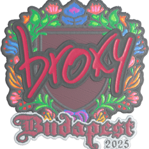 Sticker | broky (Embroidered) | Budapest 2025
