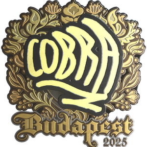 Sticker | cobra (Gold) | Budapest 2025