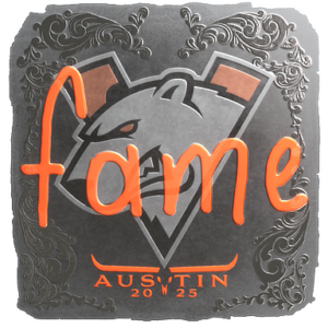 Sticker | fame (Foil) | Austin 2025