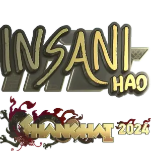 Sticker | insani (Gold) | Shanghai 2024