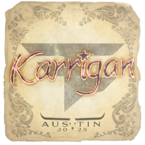 Sticker | karrigan | Austin 2025