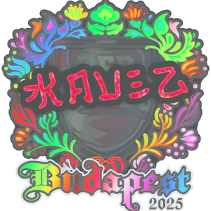 Sticker | kauez (Holo) | Budapest 2025