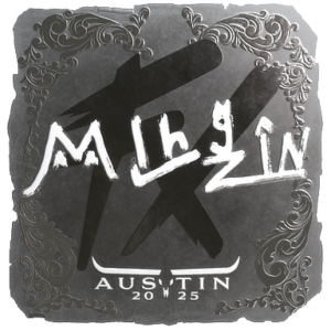Sticker | mlhzin (Foil) | Austin 2025