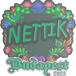 Sticker | nettik (Embroidered) | Budapest 2025