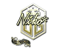Sticker | niko (Gold) | Paris 2023