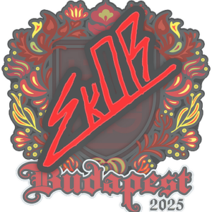 Sticker | sk0R | Budapest 2025