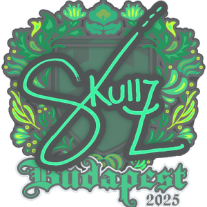 Sticker | skullz | Budapest 2025