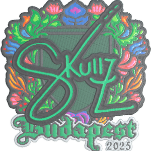 Sticker | skullz (Embroidered) | Budapest 2025