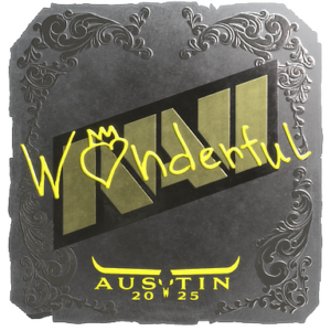 Sticker | w0nderful (Foil) | Austin 2025