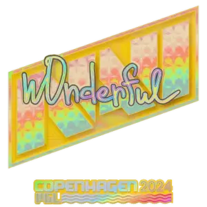 Sticker | w0nderful (Holo) | Copenhagen 2024