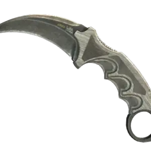 ★ StatTrak™ Karambit | Black Laminate (Battle-Scarred)