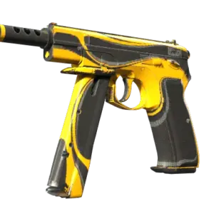 StatTrak™ CZ75-Auto | Yellow Jacket (Well-Worn)