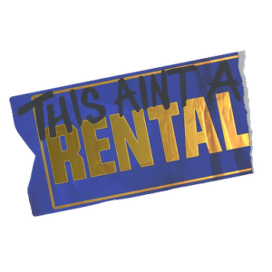 Sticker | Ain't A Rental (Foil)
