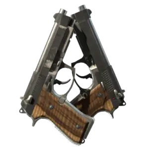 Dual Berettas | Black Limba (Field-Tested)