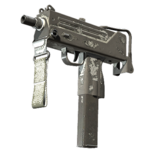 MAC-10 | Snow Splash (Battle-Scarred)