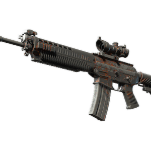 SG 553 | Basket Halftone (Battle-Scarred)