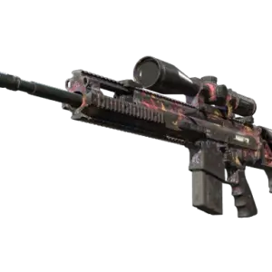 StatTrak™ SCAR-20 | Poultrygeist (Battle-Scarred)