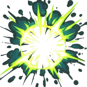 Sticker | Boom Epicenter (Glitter)