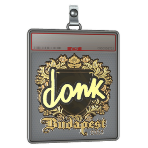 Sticker Slab | donk (Gold) | Budapest 2025