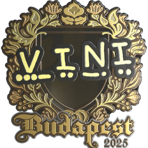 Sticker | VINI (Gold) | Budapest 2025