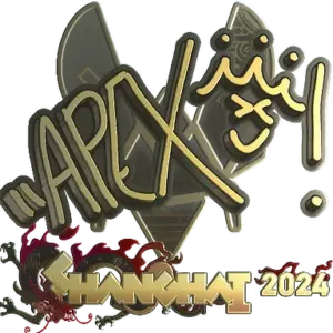 Sticker | apEX (Gold) | Shanghai 2024