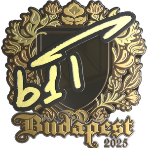 Sticker | b1t (Gold) | Budapest 2025