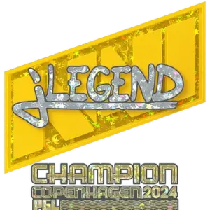 Sticker | jL (Glitter, Champion) | Copenhagen 2024