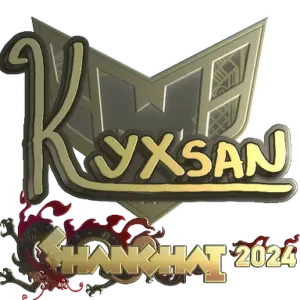 Sticker | kyxsan (Gold) | Shanghai 2024