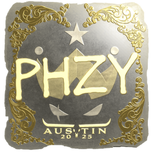 Sticker | phzy (Gold) | Austin 2025