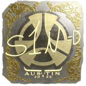Sticker | s1n (Gold) | Austin 2025